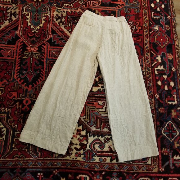 Sovere Anthropologie Instance Linen Pant – Wide Leg High Rise - XS - Picture 7 of 10